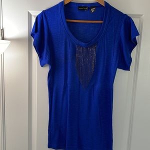 New York & Company Blue Top